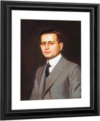 A Portrait Of Charles W. Nichols, 1919 By Joseph Kleitsch Fine Art Print