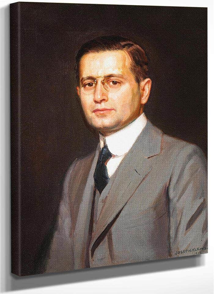 A Portrait Of Charles W. Nichols, 1919 By Joseph Kleitsch Fine Art Print