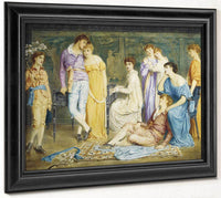 A Prelude By Bach 1868 By Simeon Solomon Fine Art Print