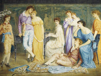 A Prelude By Bach 1868 By Simeon Solomon Fine Art Print