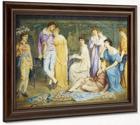 A Prelude By Bach 1868 By Simeon Solomon Fine Art Print