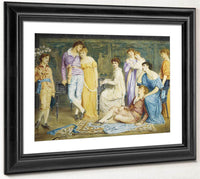 A Prelude By Bach 1868 By Simeon Solomon Fine Art Print
