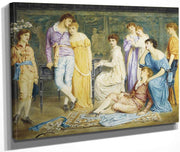 A Prelude By Bach 1868 By Simeon Solomon Fine Art Print