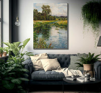 A Quiet Afternoon By Louis Aston Knight Fine Art Print