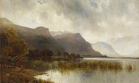 A Quiet Loch By Alfred De Breanski Fine Art Print