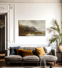 A Quiet Loch By Alfred De Breanski Fine Art Print