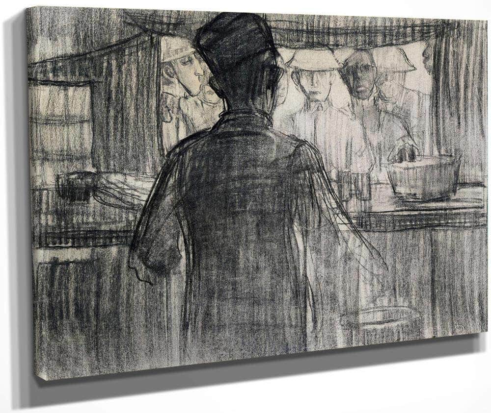 A.R.C. Canteen, World War I By Henry Ossawa Tanner Fine Art Print