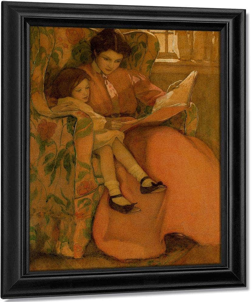 A Rainy Day Dream Blocks Original Illustration 1908 By Jessie Willcox Smith Fine Art Print