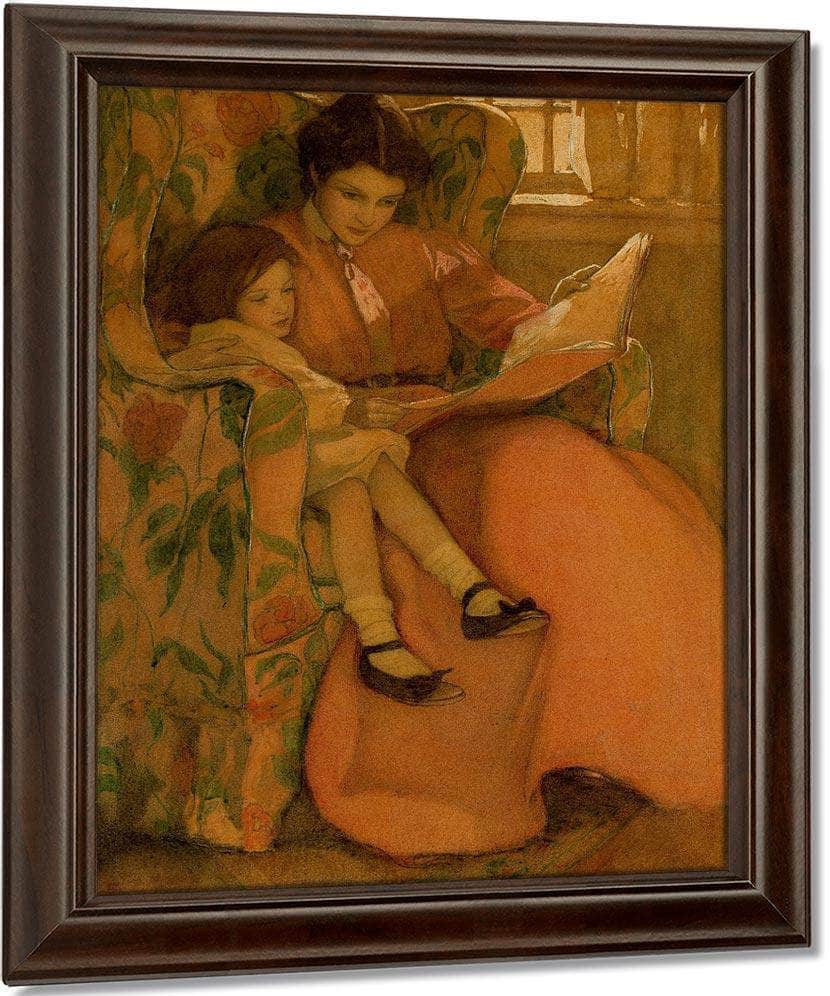 A Rainy Day Dream Blocks Original Illustration 1908 By Jessie Willcox Smith Fine Art Print