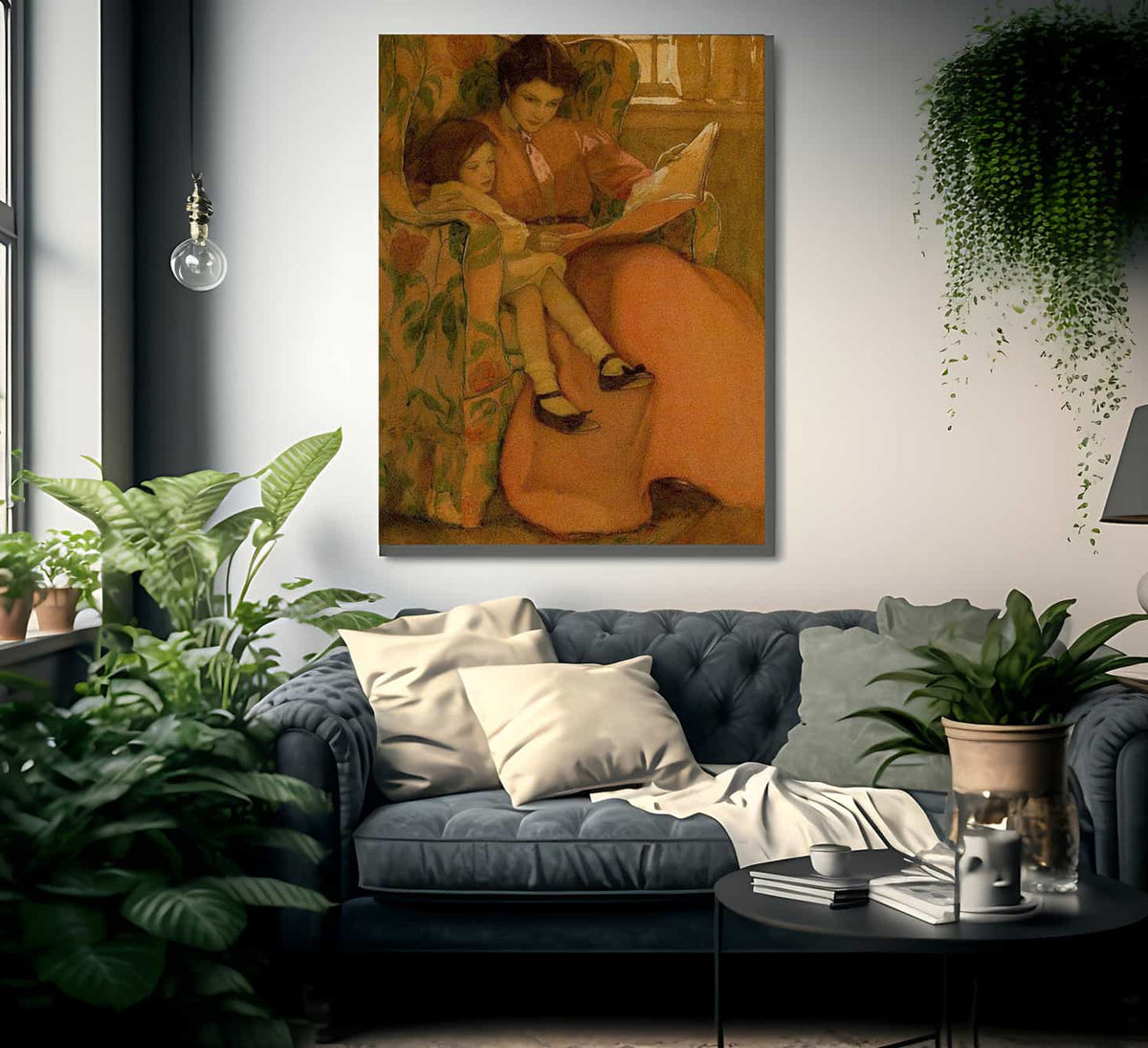 A Rainy Day Dream Blocks Original Illustration 1908 By Jessie Willcox Smith Fine Art Print