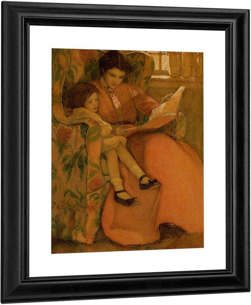 A Rainy Day Dream Blocks Original Illustration 1908 By Jessie Willcox Smith Fine Art Print