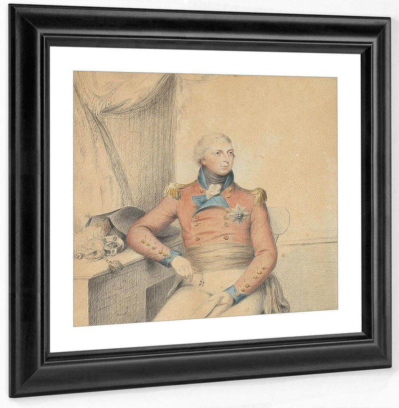 A Rare Work On Paper Portraying Prince William Frederick, Duke Of Gloucester And Edinburgh (1776–1834) By William Henry Walker Fine Art Print