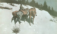 A Reconnaissance By Frederic Remington Fine Art Print