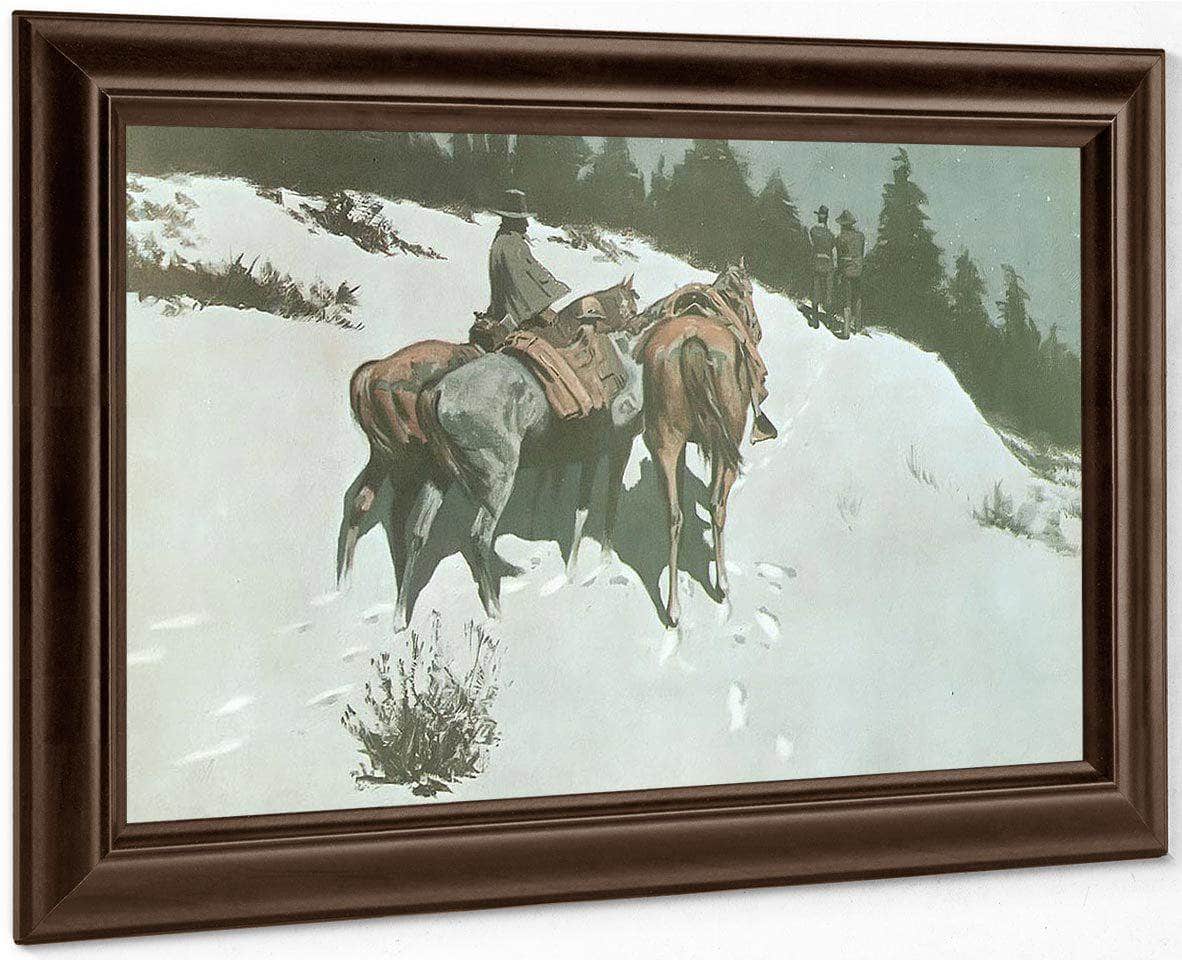 A Reconnaissance By Frederic Remington Fine Art Print