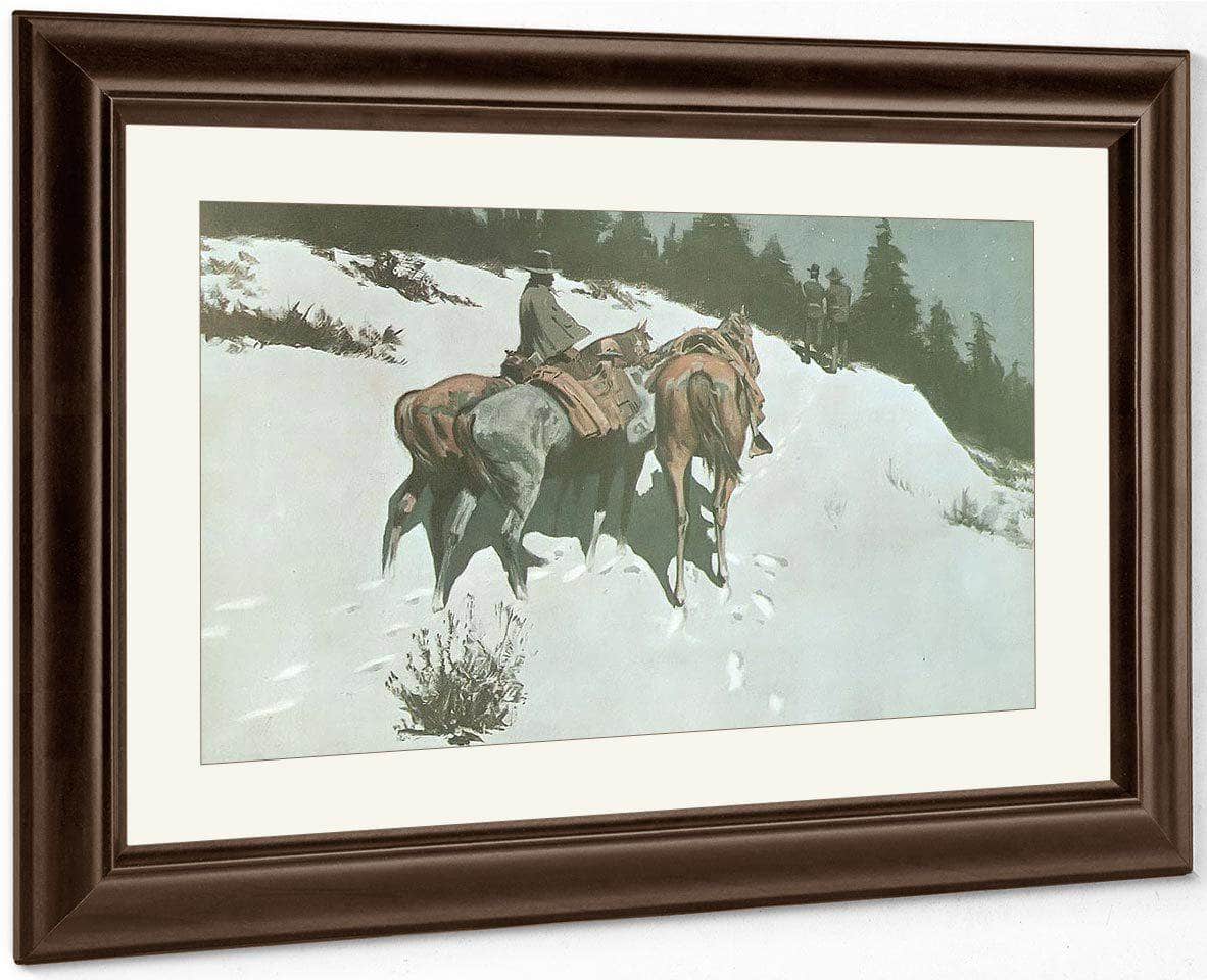 A Reconnaissance By Frederic Remington Fine Art Print