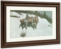 A Reconnaissance By Frederic Remington Fine Art Print