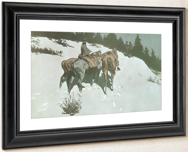 A Reconnaissance By Frederic Remington Fine Art Print