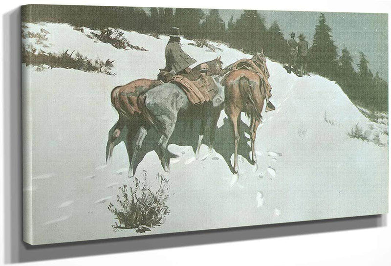 A Reconnaissance By Frederic Remington Fine Art Print