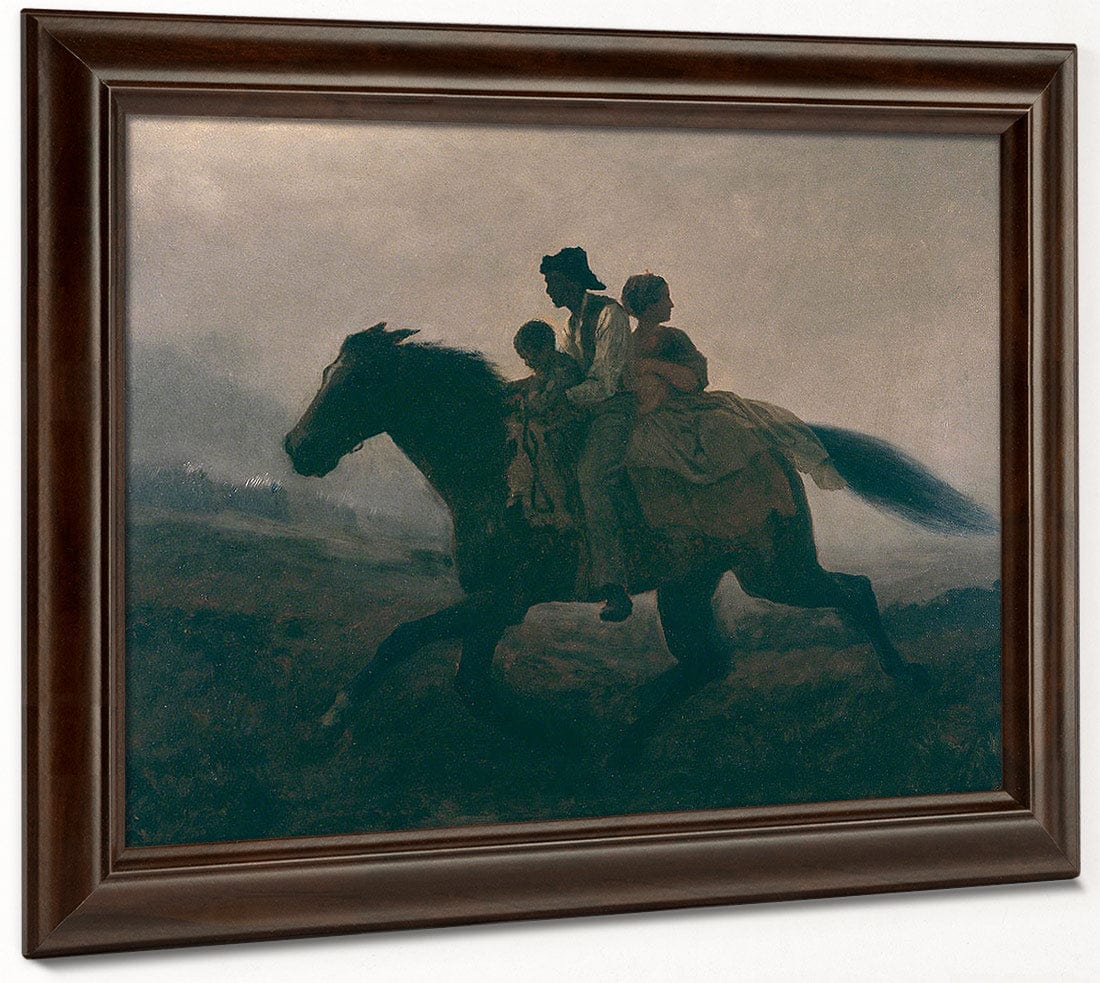 A Ride For Liberty    The Fugitive Slaves By Eastman Johnson Fine Art Print