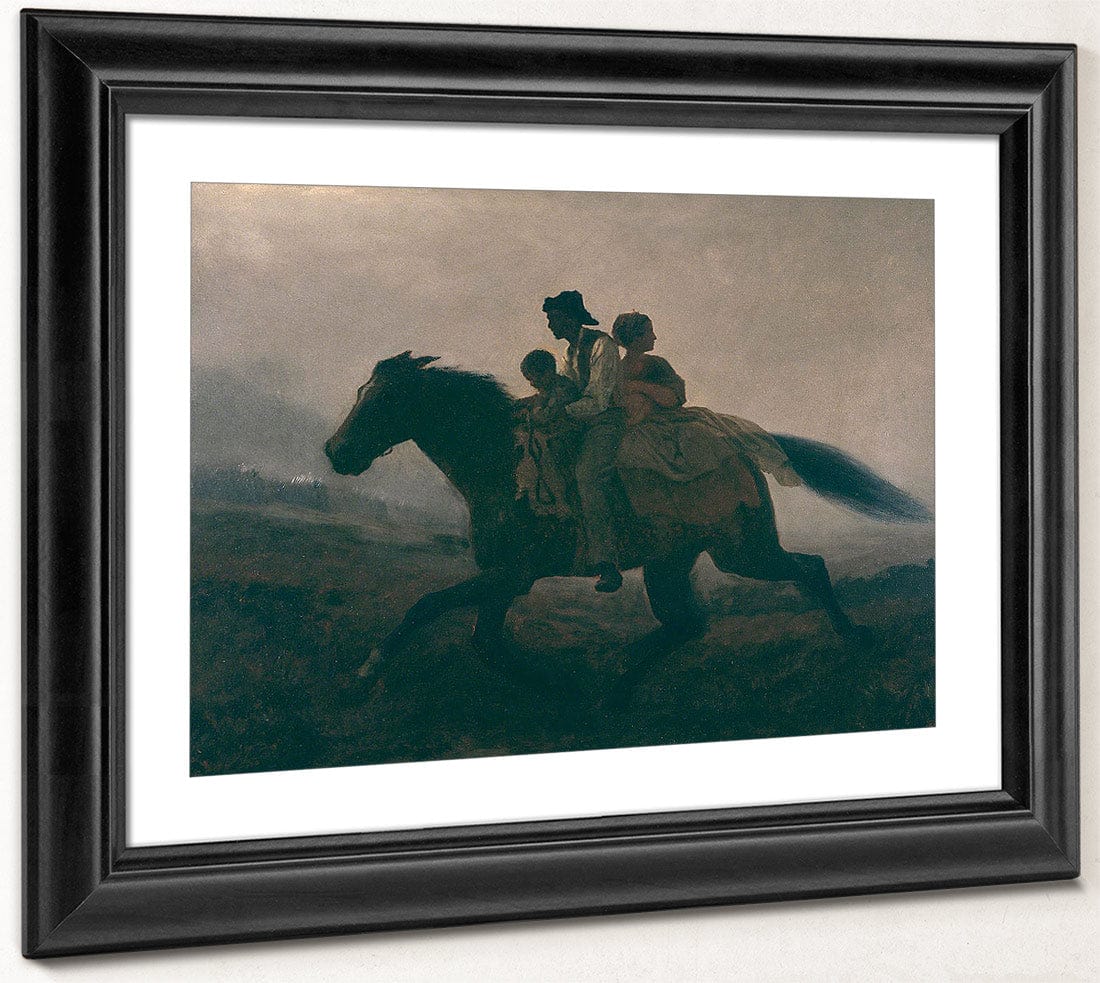 A Ride For Liberty    The Fugitive Slaves By Eastman Johnson Fine Art Print