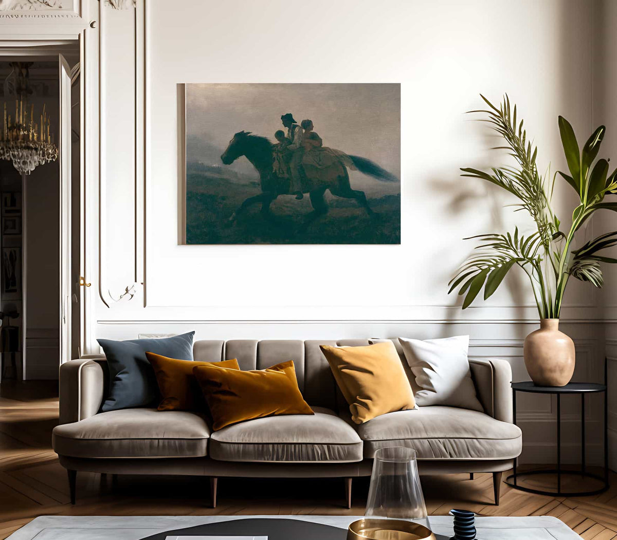 A Ride For Liberty    The Fugitive Slaves By Eastman Johnson Fine Art Print