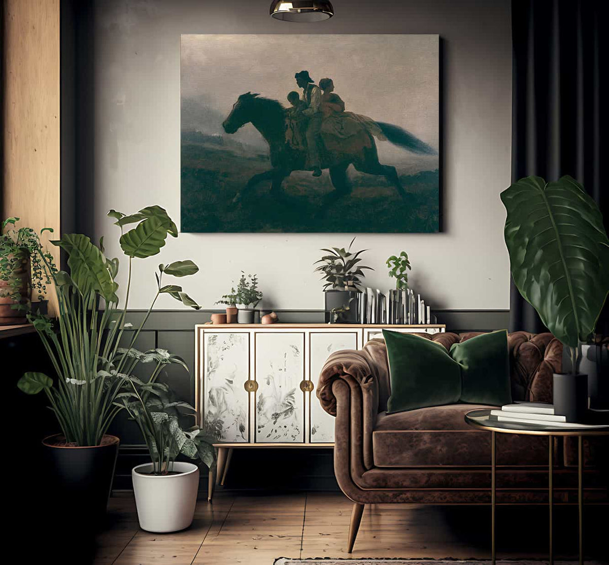 A Ride For Liberty    The Fugitive Slaves By Eastman Johnson Fine Art Print