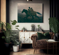 A Ride For Liberty    The Fugitive Slaves By Eastman Johnson Fine Art Print