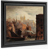 A River Scene By David Cox Fine Art Print