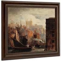 A River Scene By David Cox Fine Art Print