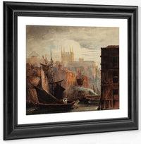 A River Scene By David Cox Fine Art Print