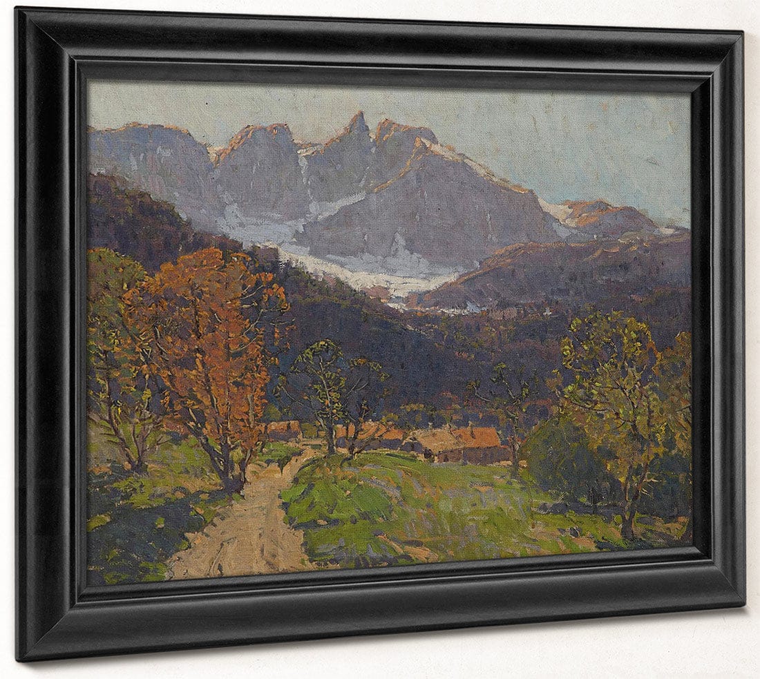 A Road To Alpine Homes By Edgar Payne Fine Art Print