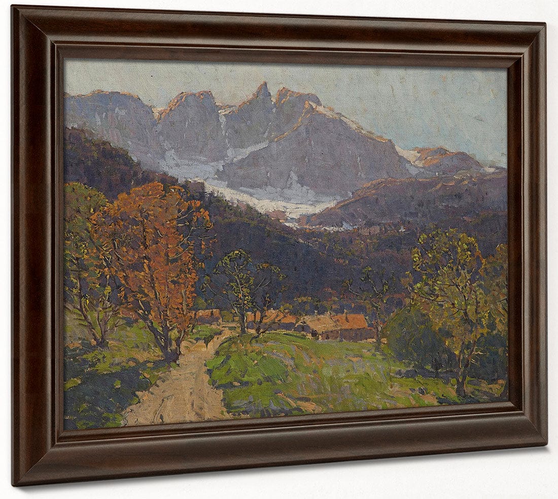 A Road To Alpine Homes By Edgar Payne Fine Art Print