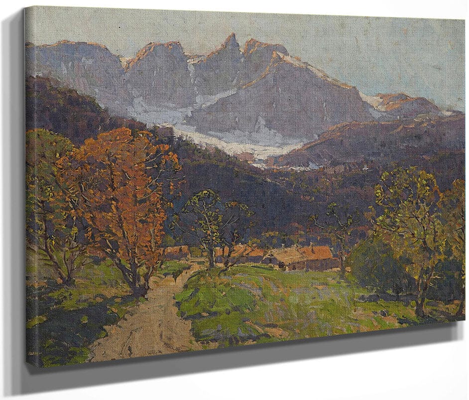 A Road To Alpine Homes By Edgar Payne Fine Art Print