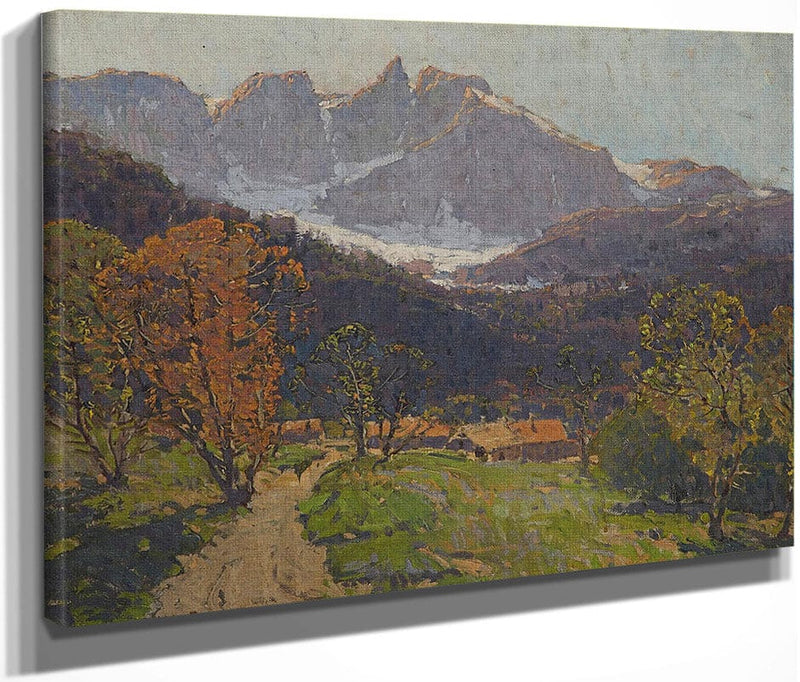 A Road To Alpine Homes By Edgar Payne Fine Art Print