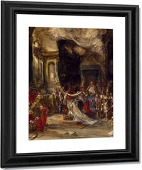 A Royal Marriage Scene By Eugene Isabey Fine Art Print