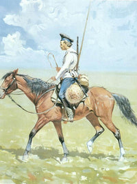 A Russian Cossack By Frederic Remington Fine Art Print