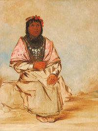 A Seminole Woman By George Catlin Fine Art Print
