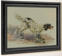 A Setter At Work By Edmund Henry Osthaus Fine Art Print