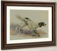 A Setter At Work By Edmund Henry Osthaus Fine Art Print