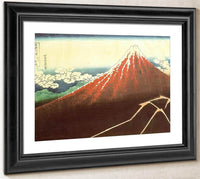 A Shower Below The Summit By Hokusai Fine Art Print