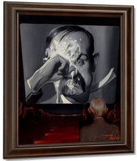 A Silent Comedy Probable Magazine Cover 1927 By Leslie Thrasher Fine Art Print