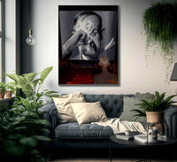 A Silent Comedy Probable Magazine Cover 1927 By Leslie Thrasher Fine Art Print