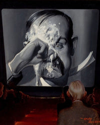 A Silent Comedy Probable Magazine Cover 1927 By Leslie Thrasher Fine Art Print