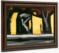 A Situation In Yellow By Oscar Bluemner Fine Art Print