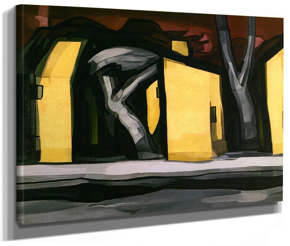 A Situation In Yellow By Oscar Bluemner Fine Art Print