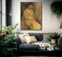 A Solemn Beauty By Louise Howland King Cox Fine Art Print