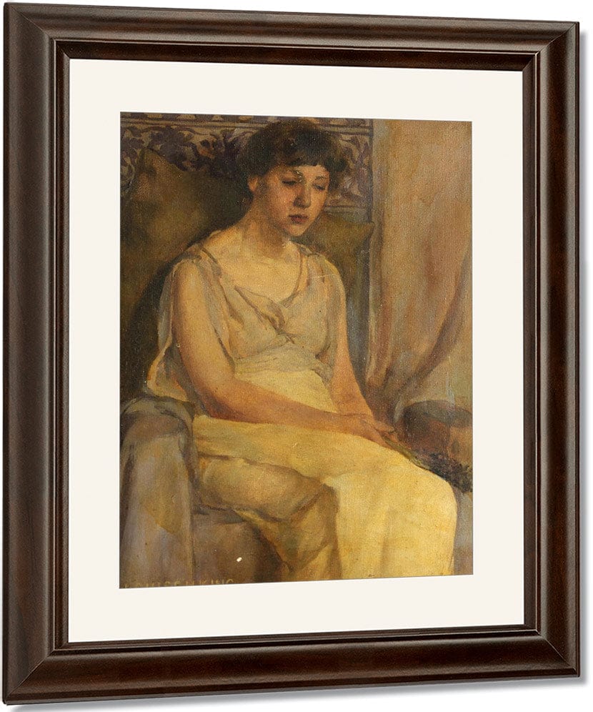 A Solemn Beauty By Louise Howland King Cox Fine Art Print