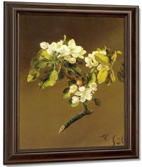 A Spray Of Apple Blossoms By Martin Johnson Heade Fine Art Print