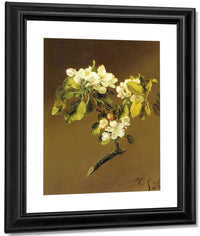 A Spray Of Apple Blossoms By Martin Johnson Heade Fine Art Print