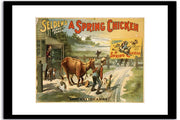A Spring Chicken  Wpa Vintage Advertising Fine Art Print